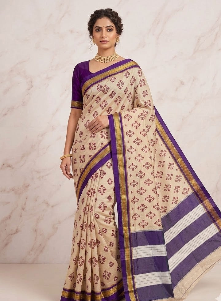 Ilkal Print Saree