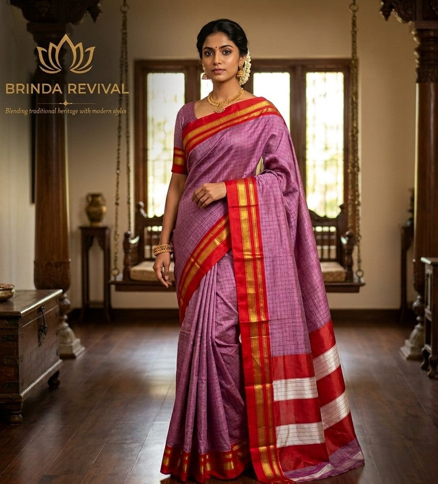 Ilkal Chikki weave texture Saree