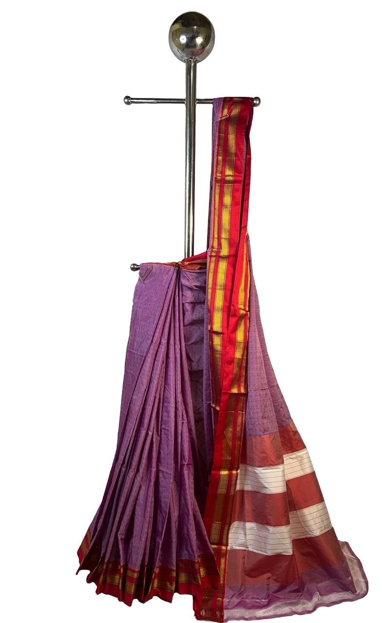 Ilkal Chikki weave texture Saree