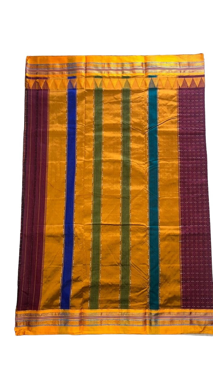 Ilkal Chikki weave texture Saree