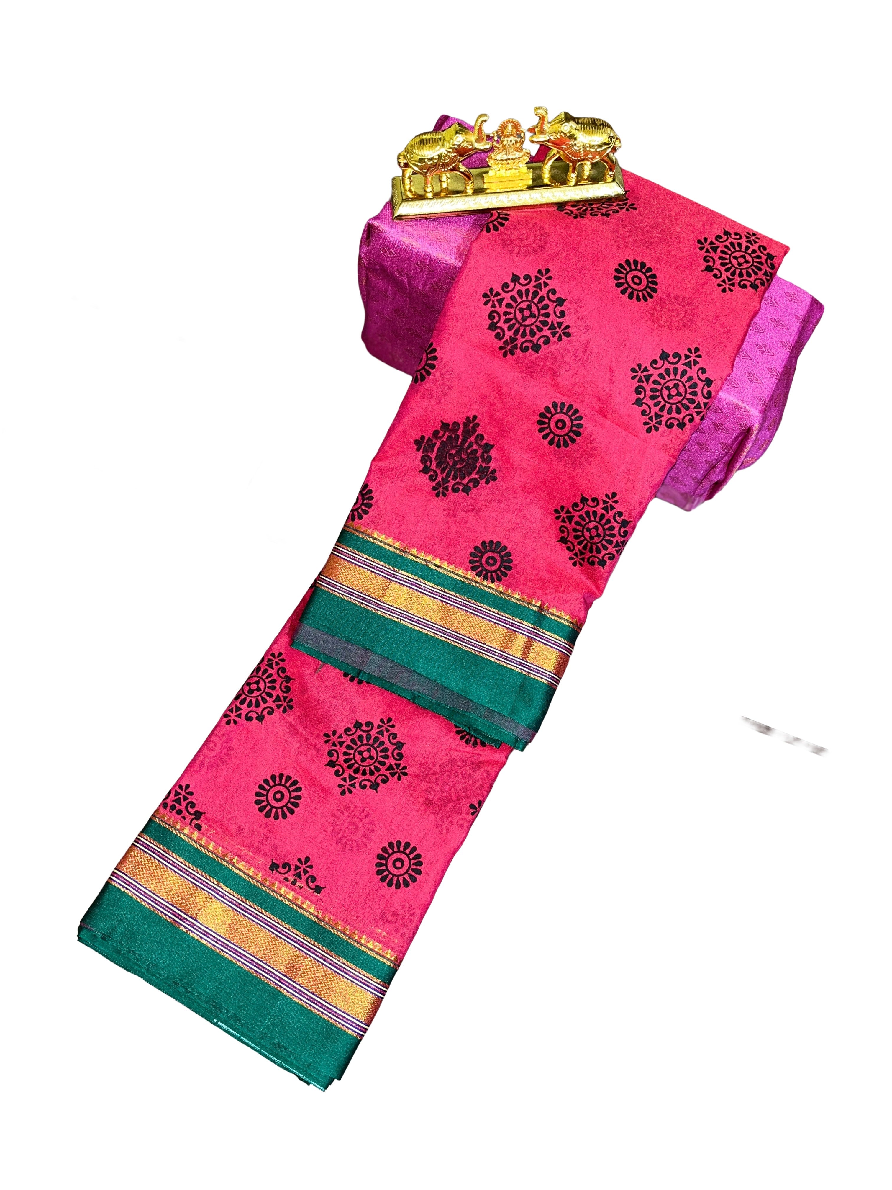 Ilkal Print Saree