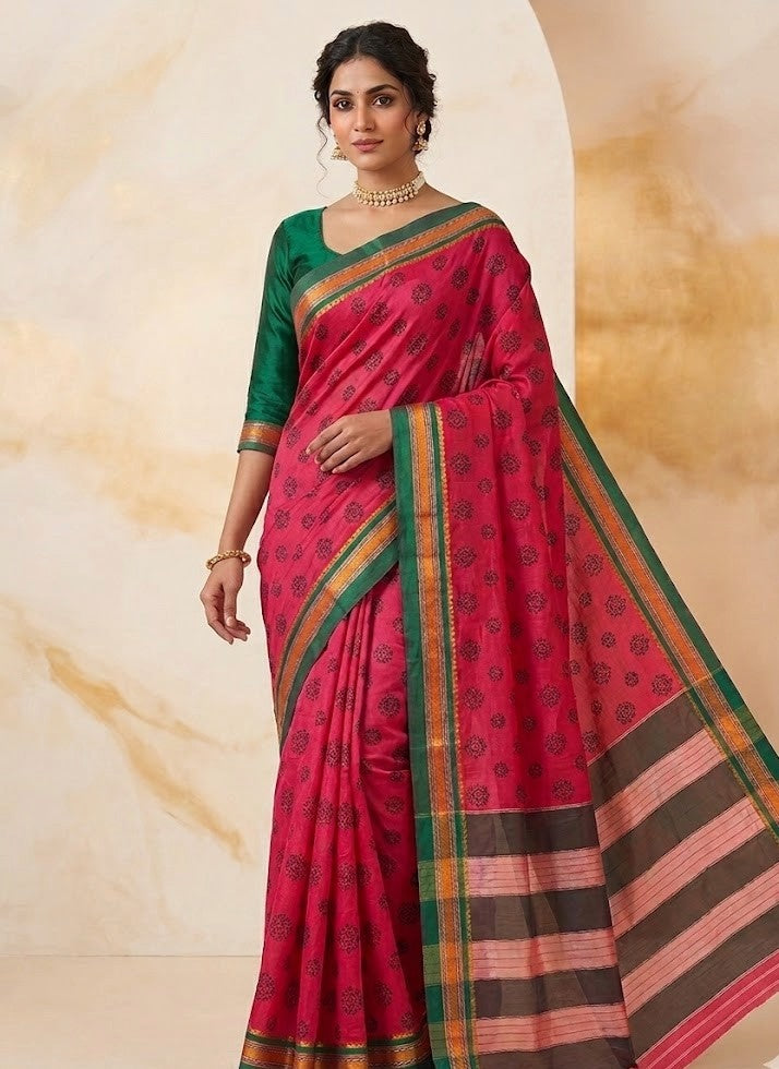 Ilkal Print Saree
