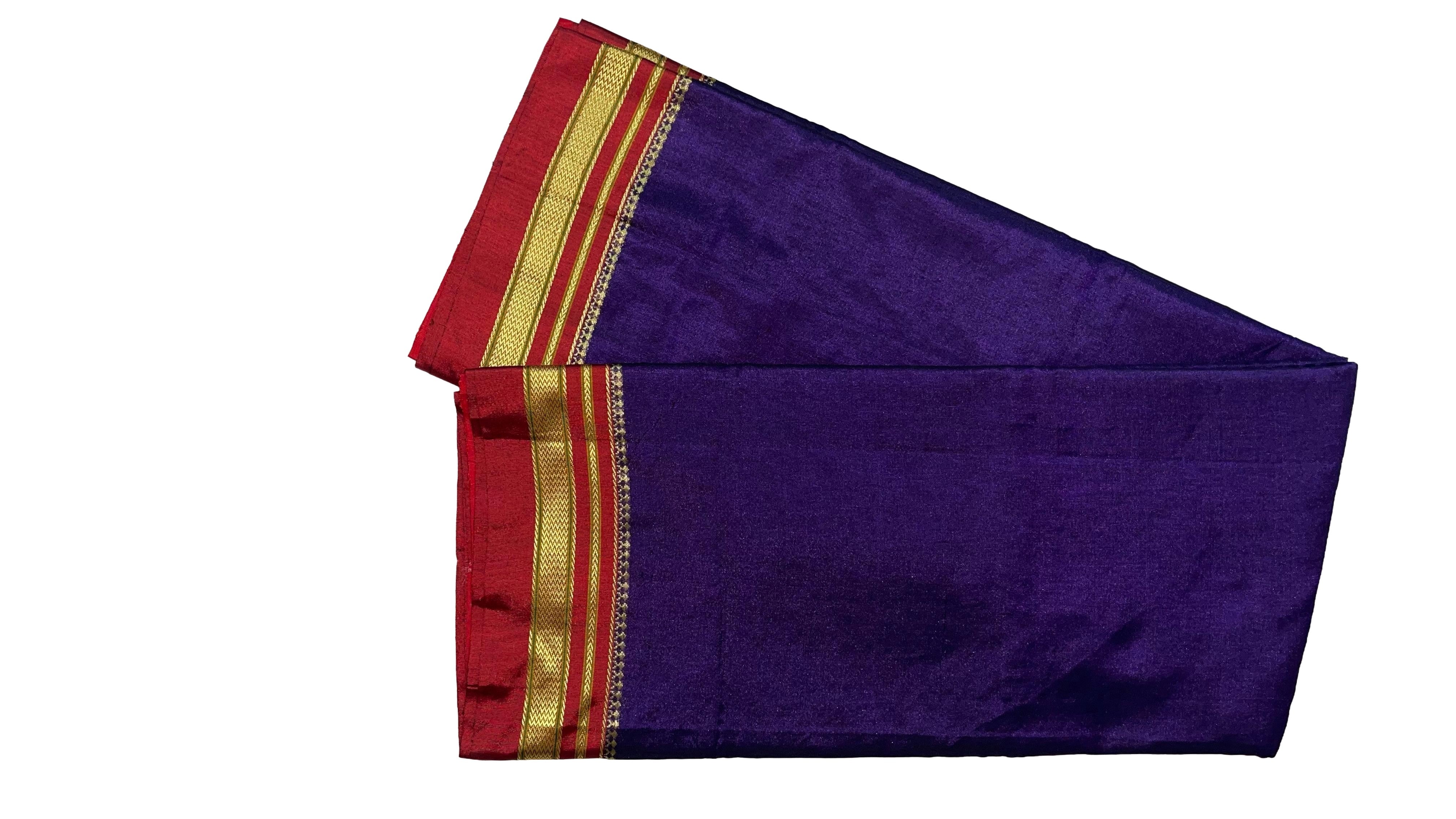 Ilkal Cotton Silk blend Plain Saree