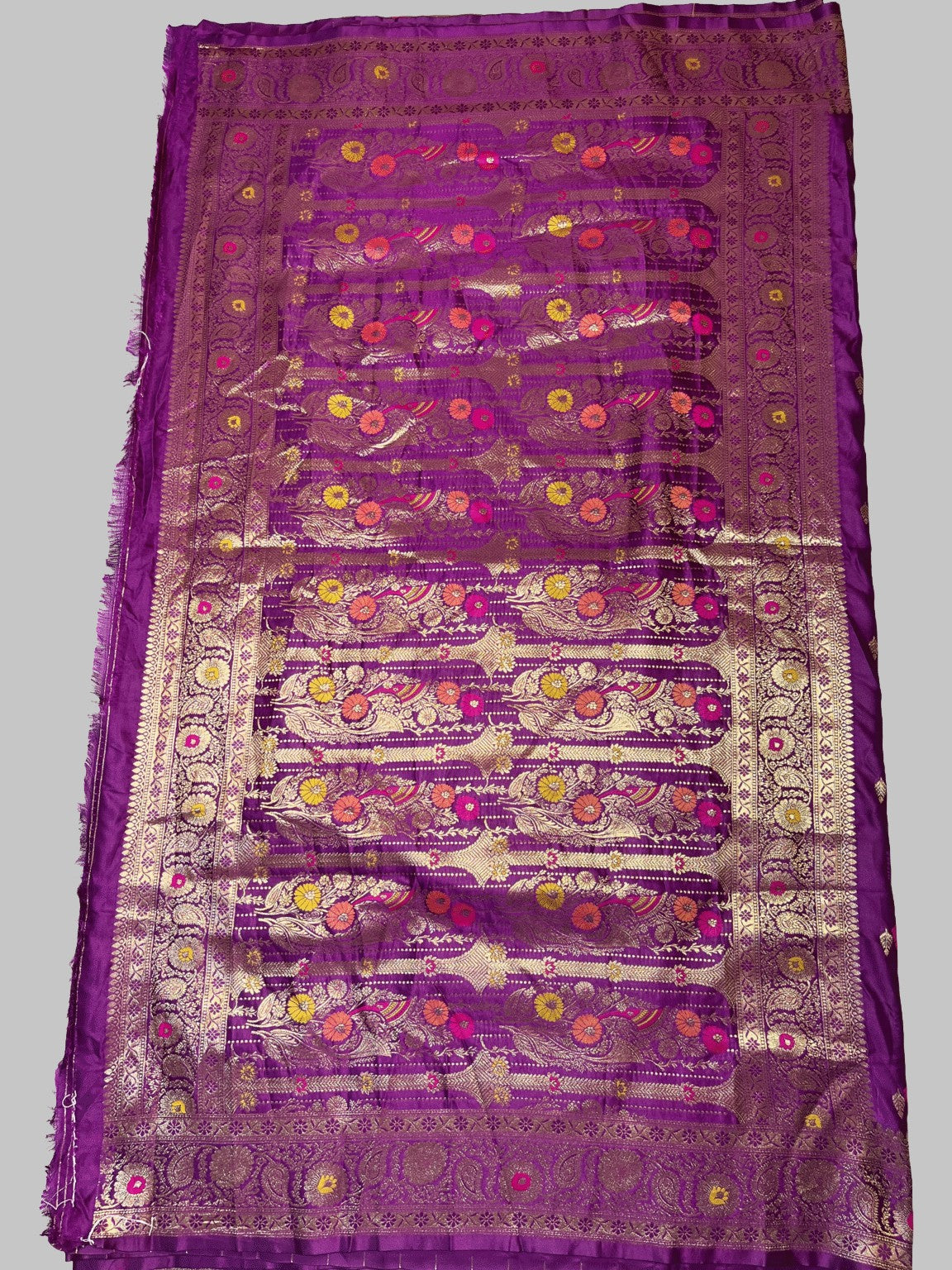 Premium Mushroom Satin Silk Saree