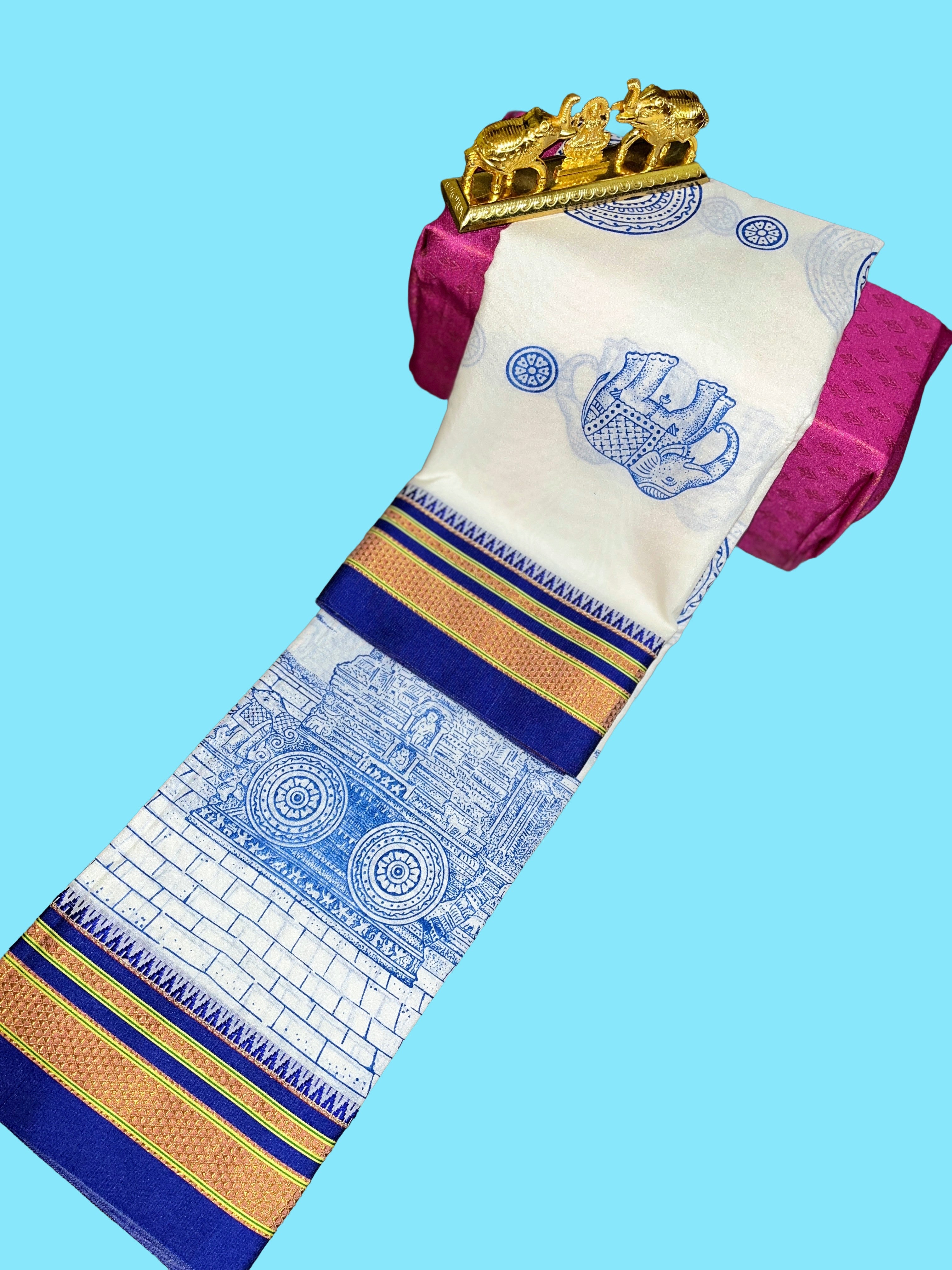 Ilkal Print Saree