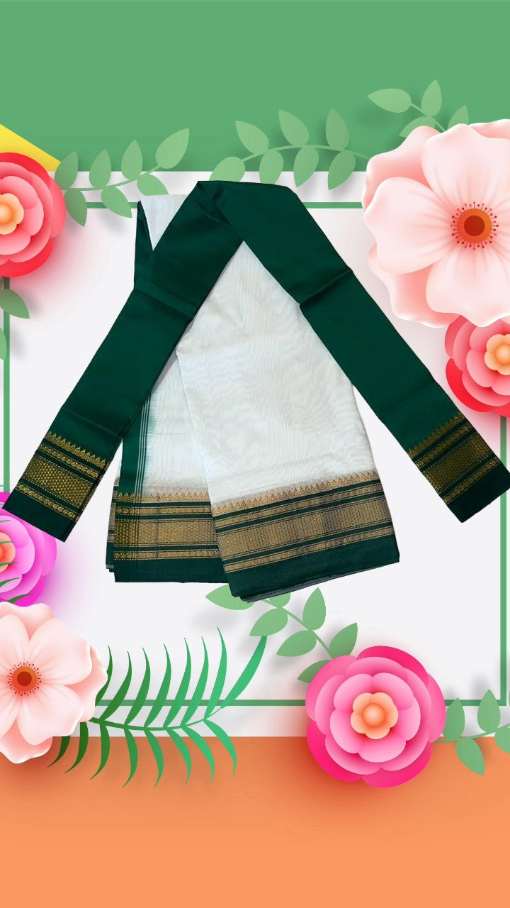 Ilkal Premium Cotton Silk Gadwal style