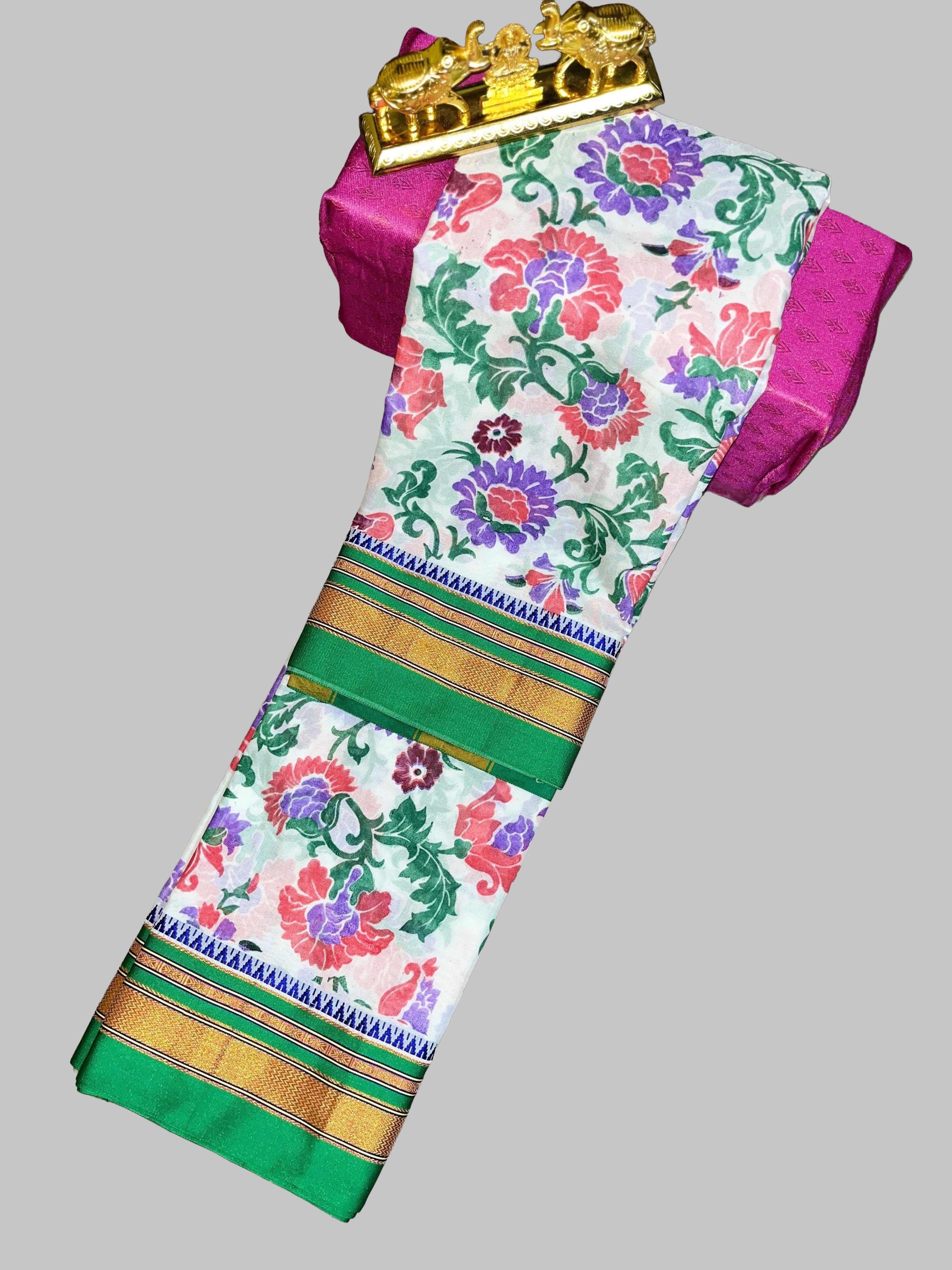 Ilkal Print Saree