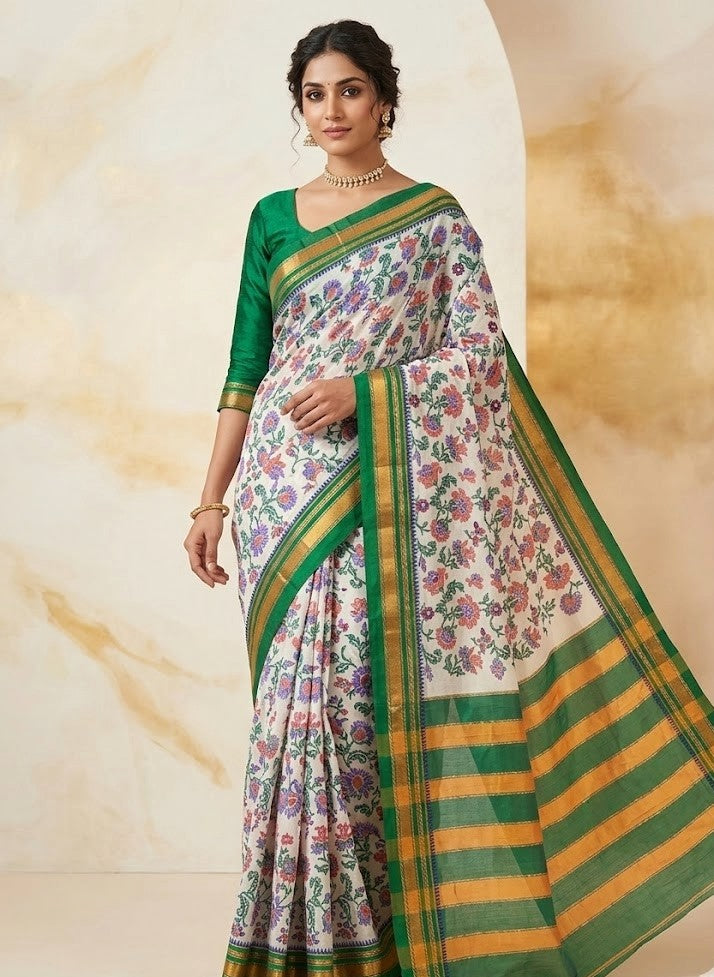 Ilkal Print Saree