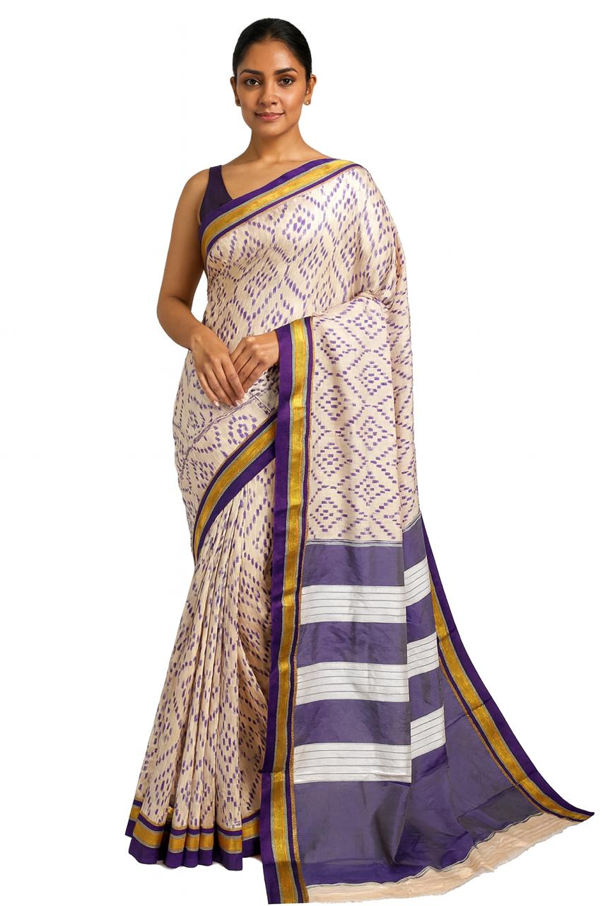 Ilkal Print Saree