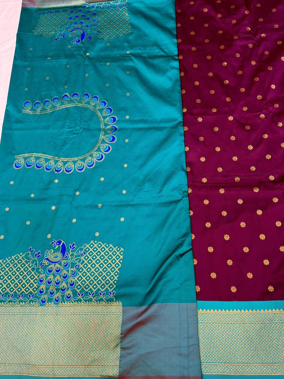 yeola kalanjali pallu paithani yeola kalanjali pallu paithani